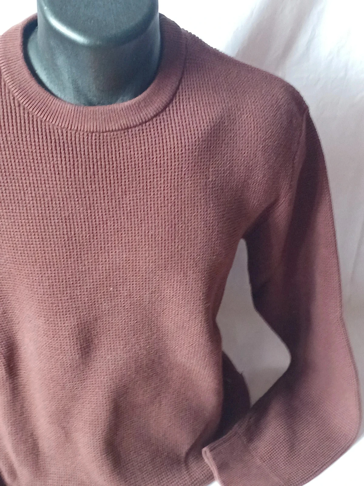 Brick brown Bonobo men's sweater size XL – photo 3